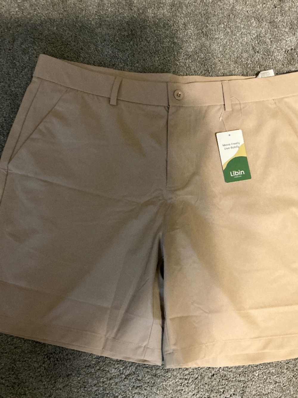 Libin Men's Golf Shorts-Size 38W/7"L